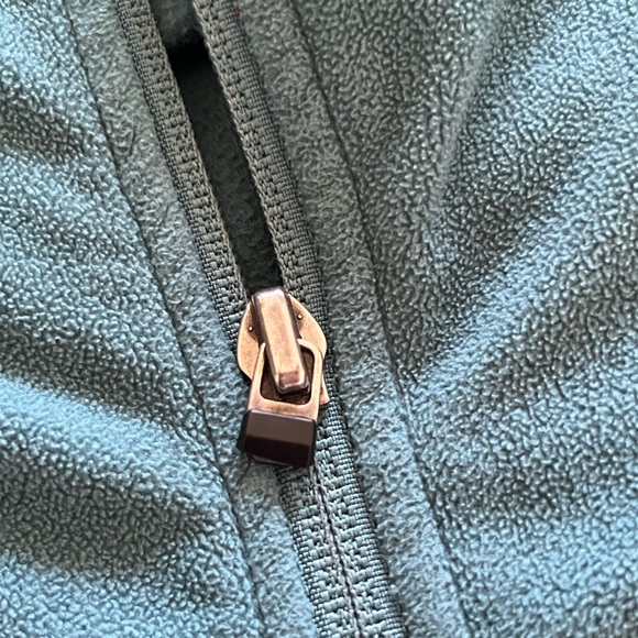 The North Face Jacket Womens Med Blue Fleece Full Zip Hiking Outdoors TKA 100 - Picture 8 of 8
